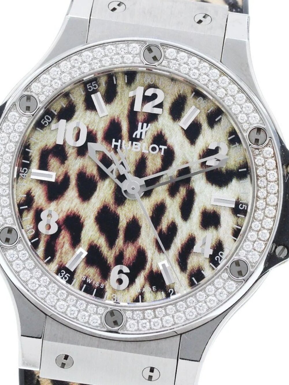 HUBLOT big Bang 361.SX.7710.NR.1104.JLE14 Leopard Quartz Ladies Watch